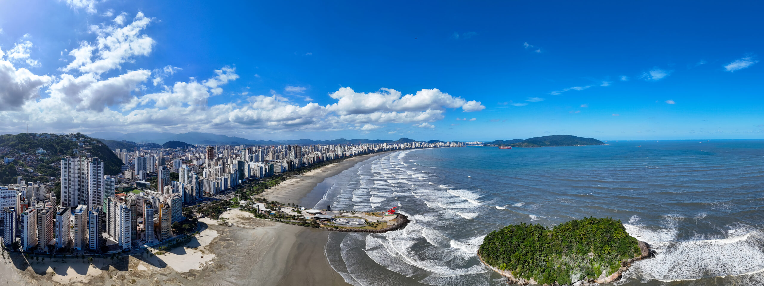 Santos SP Brazil coastal city near Vila do Sossego recording studio